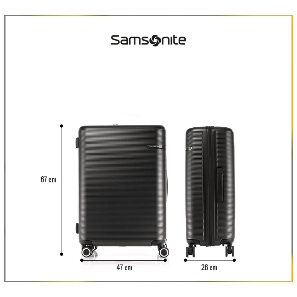 Jual Samsonite Koper Hardcase Straren Spinner Medium 24 Inch - Matte ...