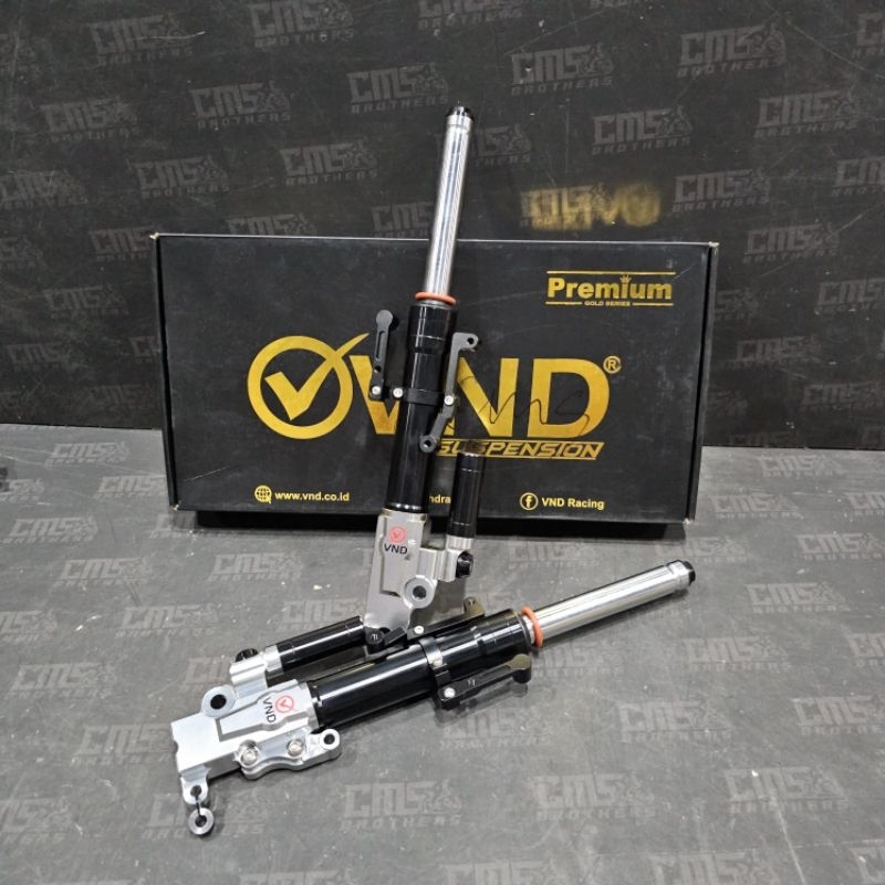 Jual Shockbreaker Shock Depan VND AK111 B1 Vario 160 CBS Black As ...