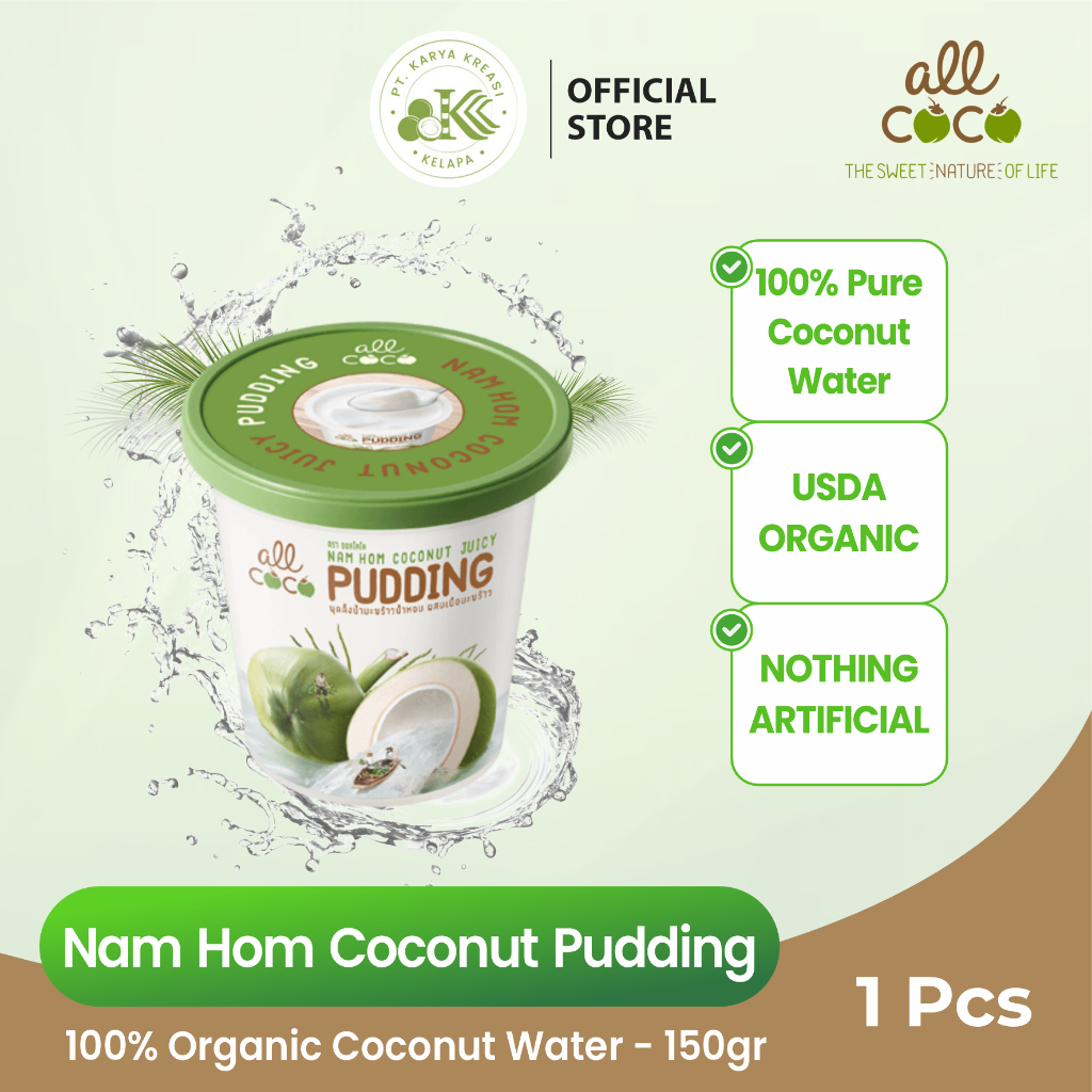 Jual All Coco Frozen Namhom Coconut Pudding Kelapa Murni 145gr Shopee Indonesia 9172