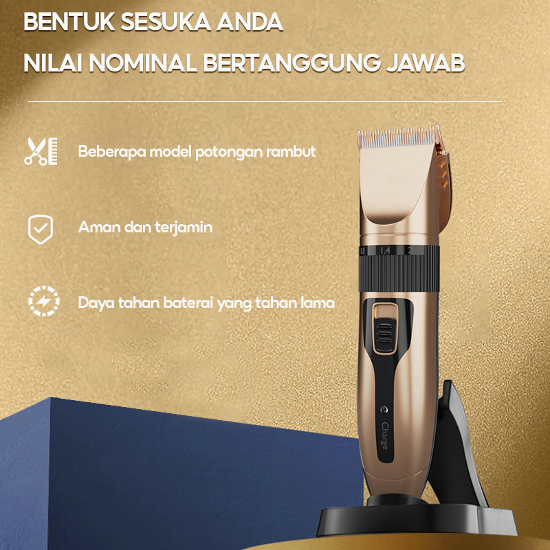 Jual Alat cukur rambut elektrik /mesin cukur/hair clipper Cordless ...