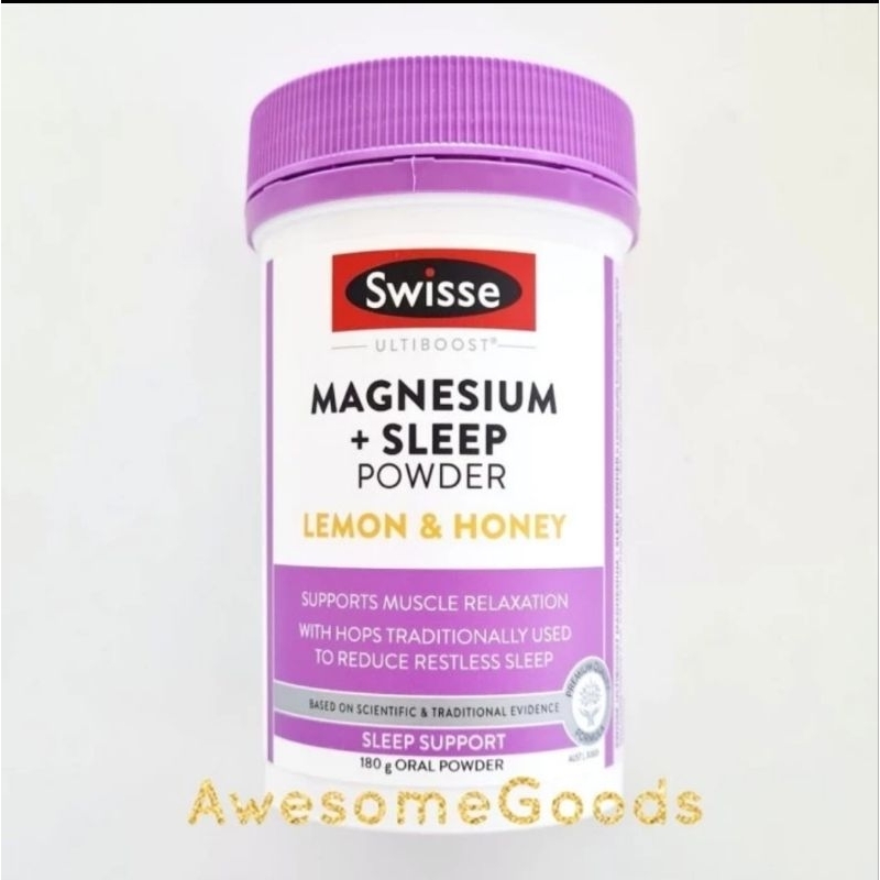 Jual Swisse Ultiboost Magnesium + Sleep Powder 180g Shopee Indonesia