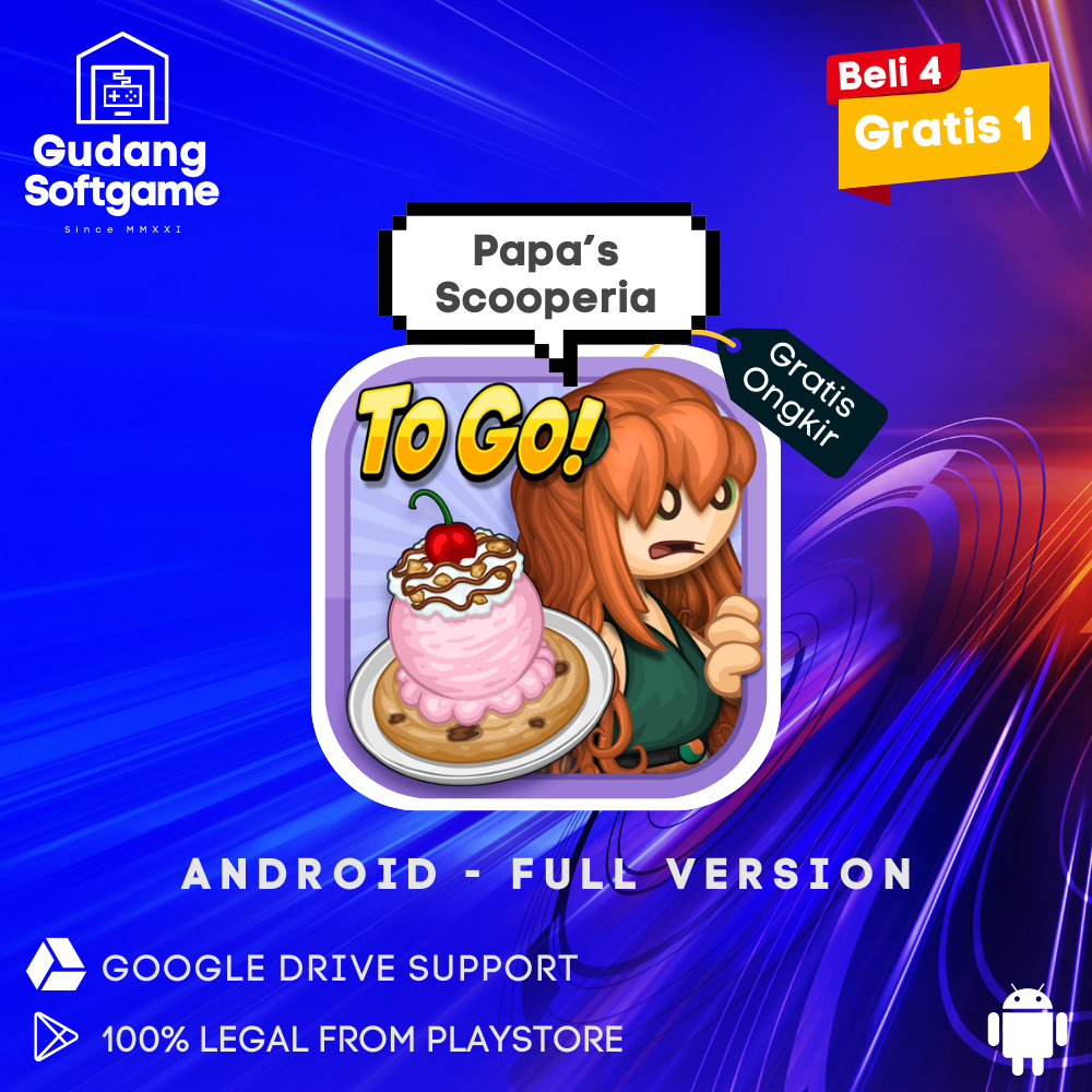 Jual Papa's To Go - Scooperia Game Premium Android Simulator APK / OBB ...