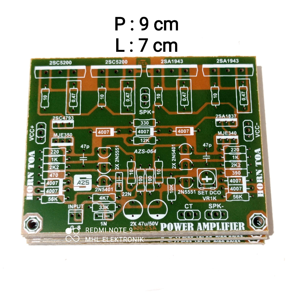Jual PCB Power Amplifier HORN TOA | Shopee Indonesia