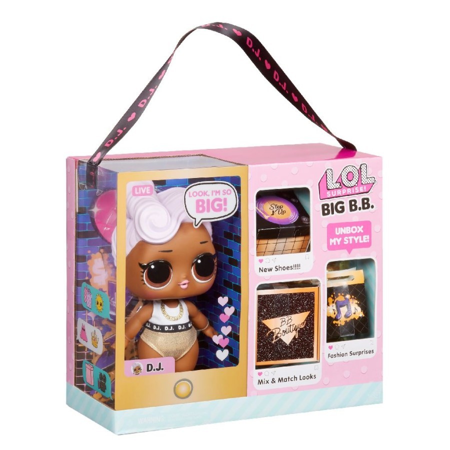 Lol surprise big bb (big baby) kitty queen - 28cm grande poupée, déballez des tenues, chaussures, accessoires, comprend un burea acheter à prix bas - livraison gratuite, avis réels avec des photos