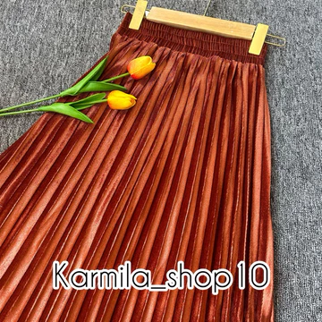 Rok Plisket Beludru POLOS Maxy Rok Beludru Premium