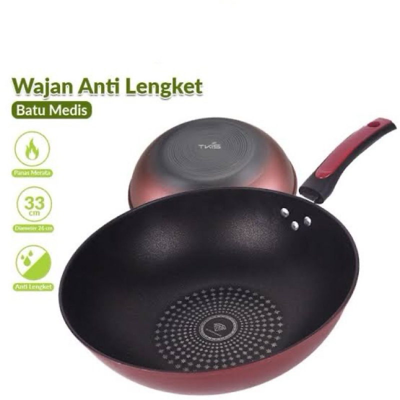 Jual GH - Wajan anti Lengket 32CM Frying pan Diamond Tebal dan kuat ...