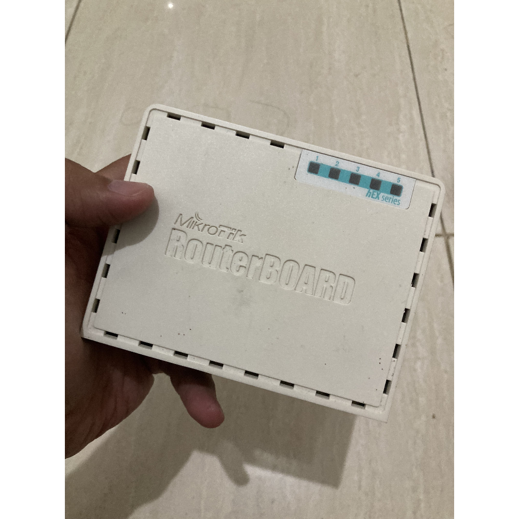 Jual Mikrotik hEX RouterBoard RB750Gr3 Siap Pakai Normal | Shopee Indonesia