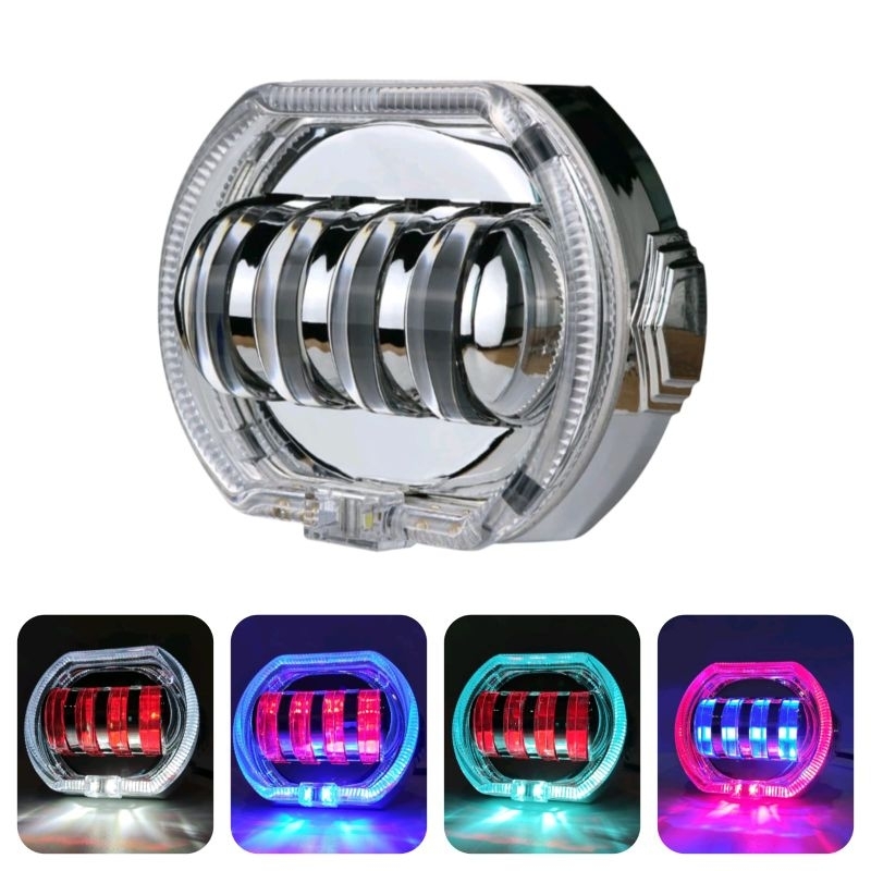 Jual Lampu Utama LED Daymaker BiLED Projie proji Projector 4 Mata Lensa ...