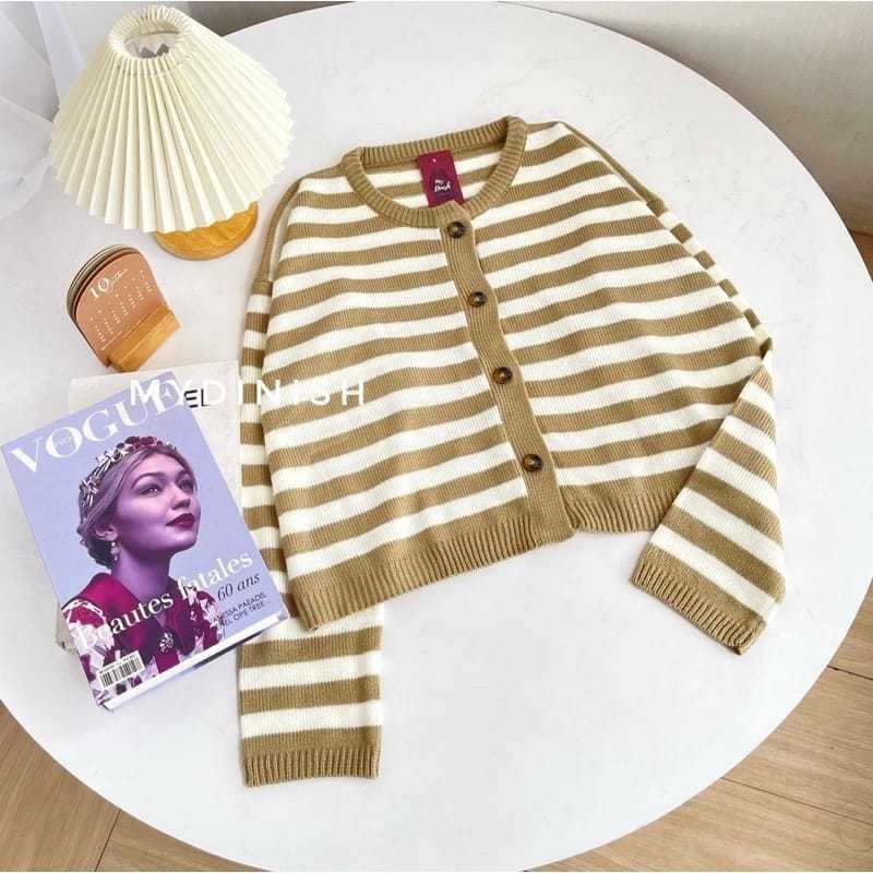 Jual CARDIGAN RAJUT STRIPE / OUTER BELLA BLASTER / Cardigan Rajut ...
