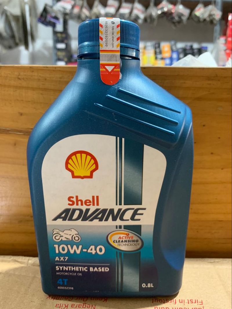 Jual Oil Shell Advance Kualitas Tinggi 4T Shell Advance Ax7 0.8L ...