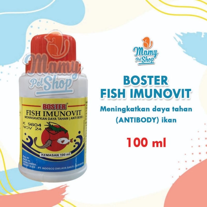 Jual Boster Imunovit Ml Vitamin Penguat Imun Ikan Shopee Indonesia