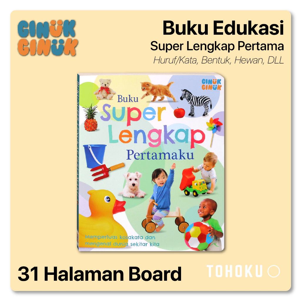 Jual [GinukGinuk] Buku Super Lengkap Pertamaku Board Book (lebih Dari ...