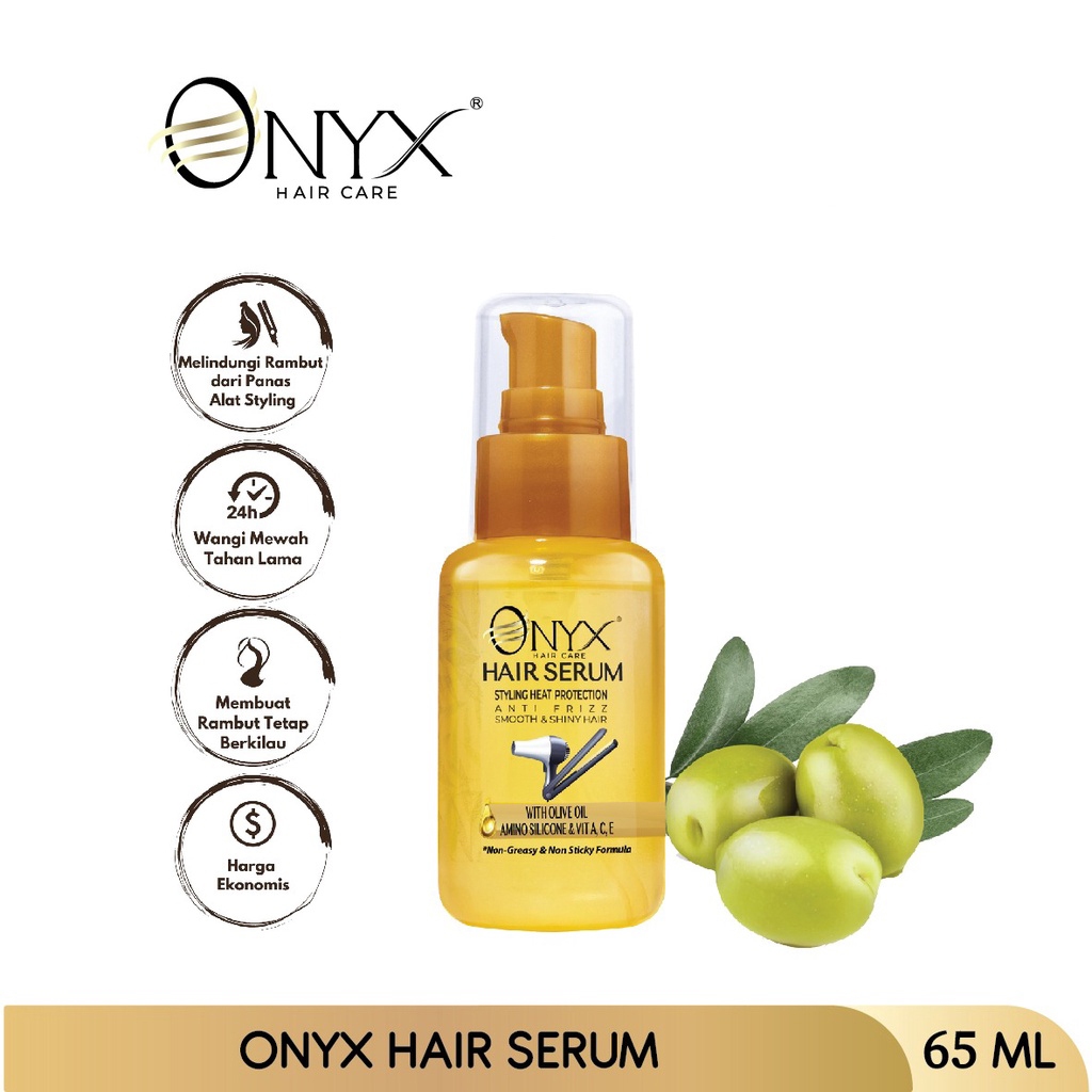 Jual ONYX Hair Serum Styling Heat Protection 65ml | Serum Merawat ...