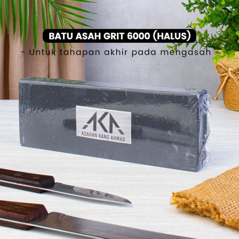 Jual Asahan Kang Ahmad Batu Asah Asli Alam Halus Grit Alat Asahan Pisau Knife Sharpener