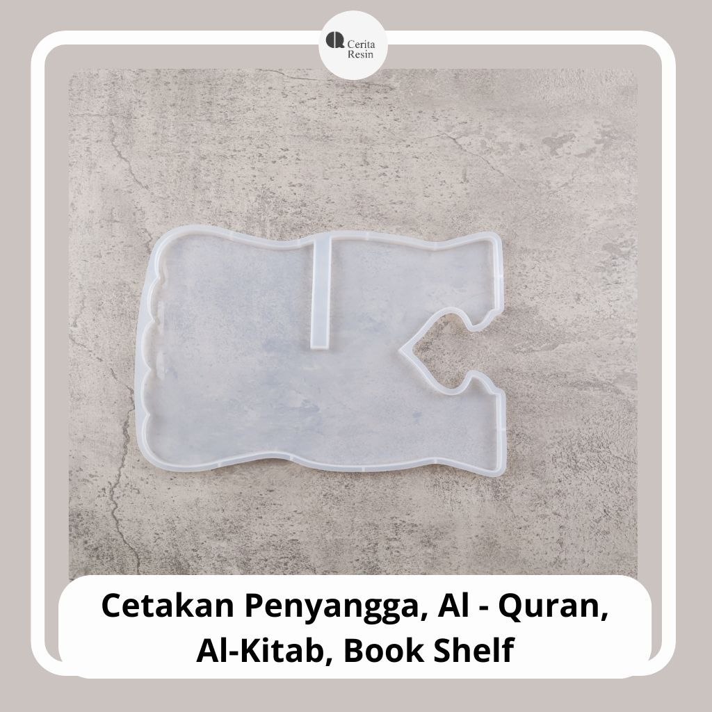 Jual CERITA RESIN - Molding Cetakan Resin Silikon Rekal Penyangga Buku ...