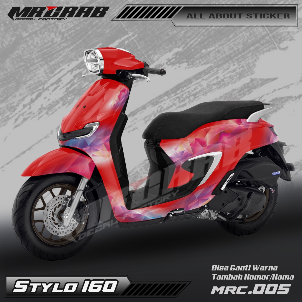 Jual TERBARU STICKER DECAL HONDA STYLO - DECAL FULL BODY HONDA STYLO ...