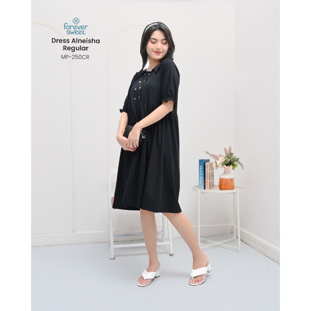 Jual MP252 Dress Midi Claudia Dewasa Regular FOREVER SWEET Wanita ...