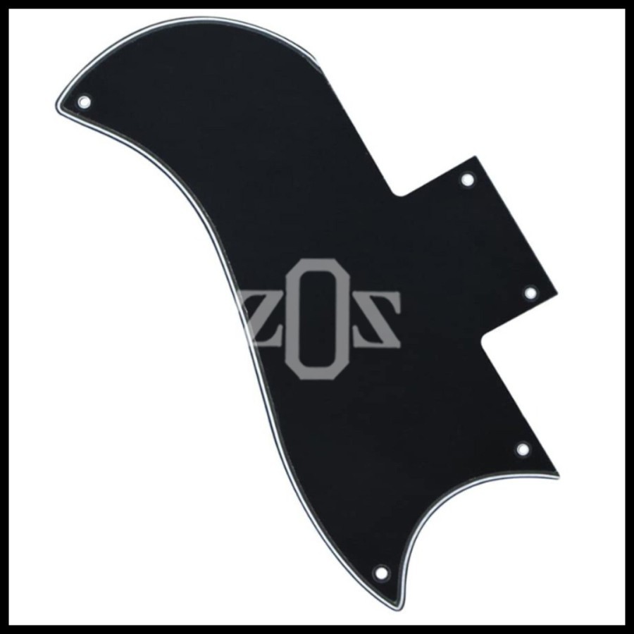 Jual Pickguard Gibson SG Std Half Face Black 3Ply | Shopee Indonesia