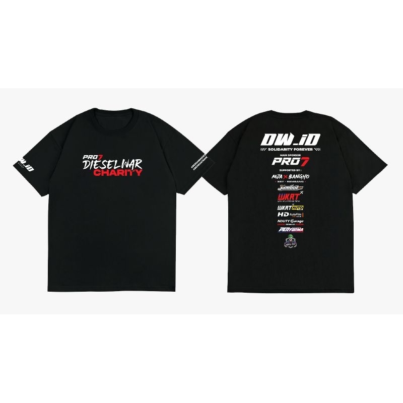 Jual Kaos Tshirt Baju Pro7 Diesel WAR Charity Shopee Indonesia