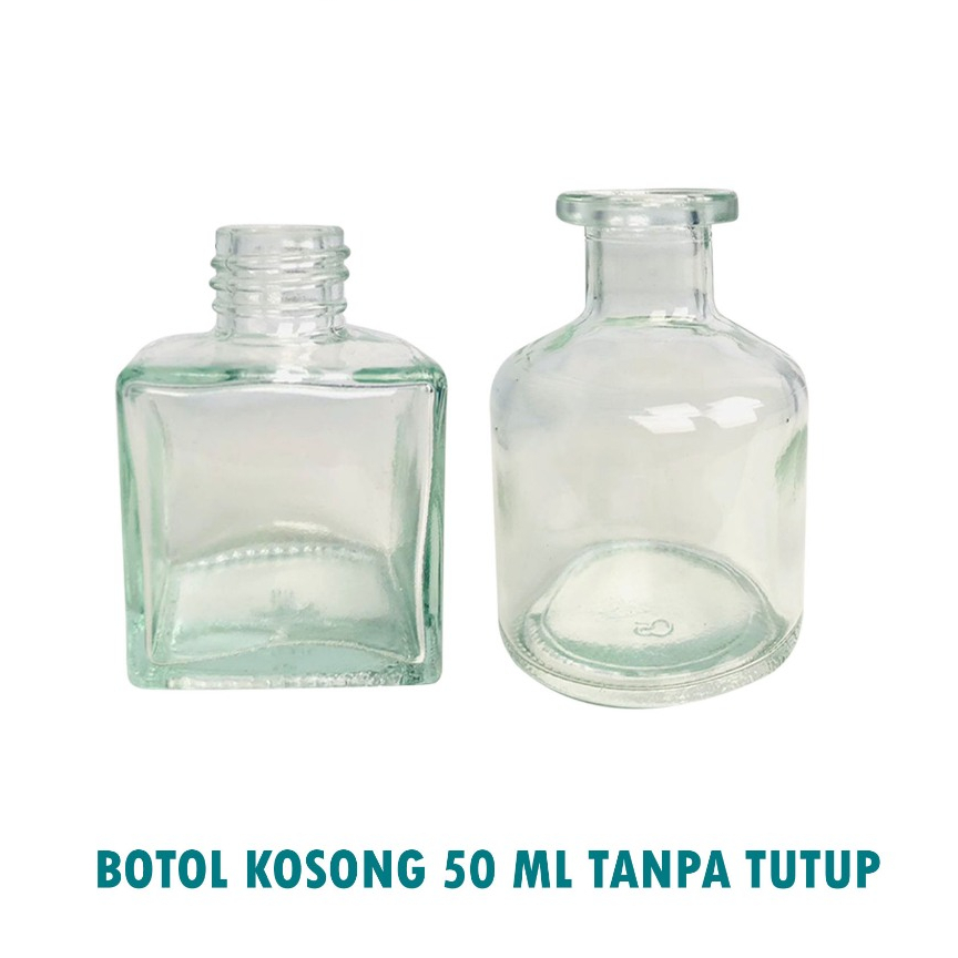 Jual [Home Decoration] Botol Kaca Reed Diffuser 50ml Tutup | Shopee ...