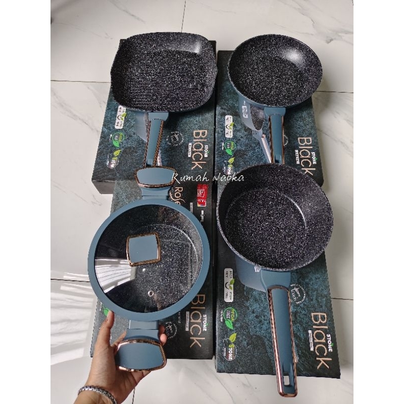 Jual FLORINA Cookware Set Panci Teplon alat masak | Shopee Indonesia