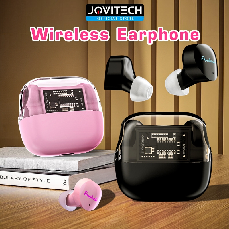 Jual (2024 Baru) Jovitech TWS Earphone Bluetooth 5.3 Karakter Lucu