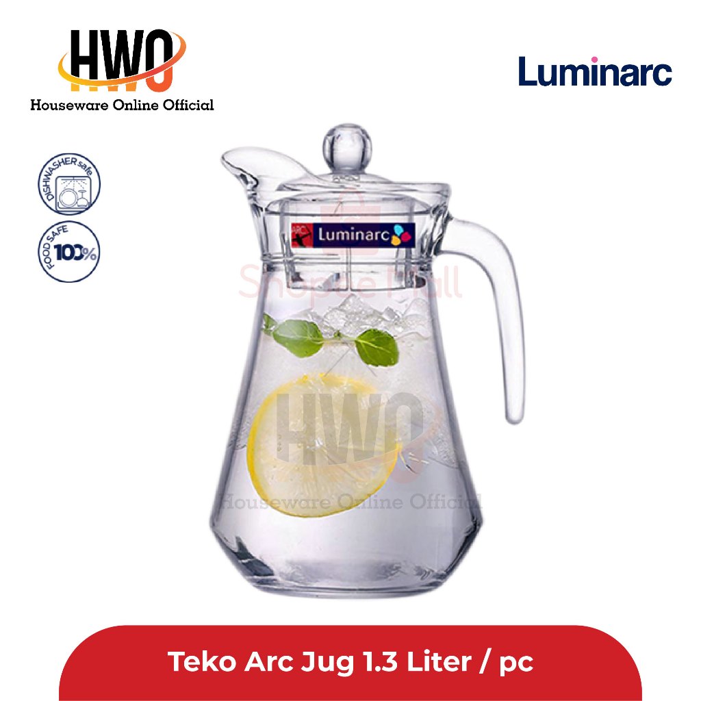 Jual Luminarc Teko Arc Jug 13 Liter Pc Shopee Indonesia 6627