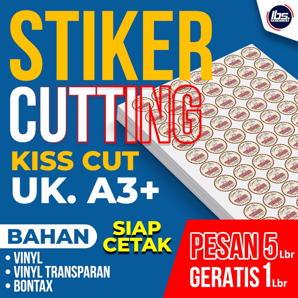 Jual Cetak Stiker Cutting Lembaran A3 | Shopee Indonesia