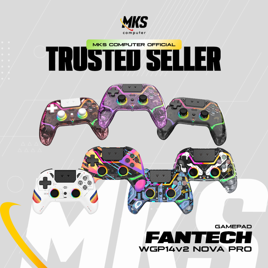 Jual Fantech WGP14v2 Nova PRO Wireless Gamepad With Hall Effect ...