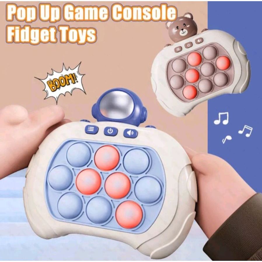 Pop Up Gioco Antistress NEW POP IT PUSH BUBBLE GAME CHALLENGE FIDGET TOYS  DENGAN MASIN GAME