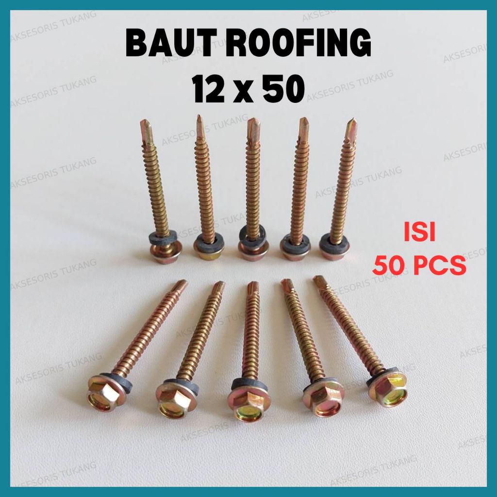 Jual Baut Rangka Baja Ringan X Isi Pcs Skrup Sekrup Roofing Sds