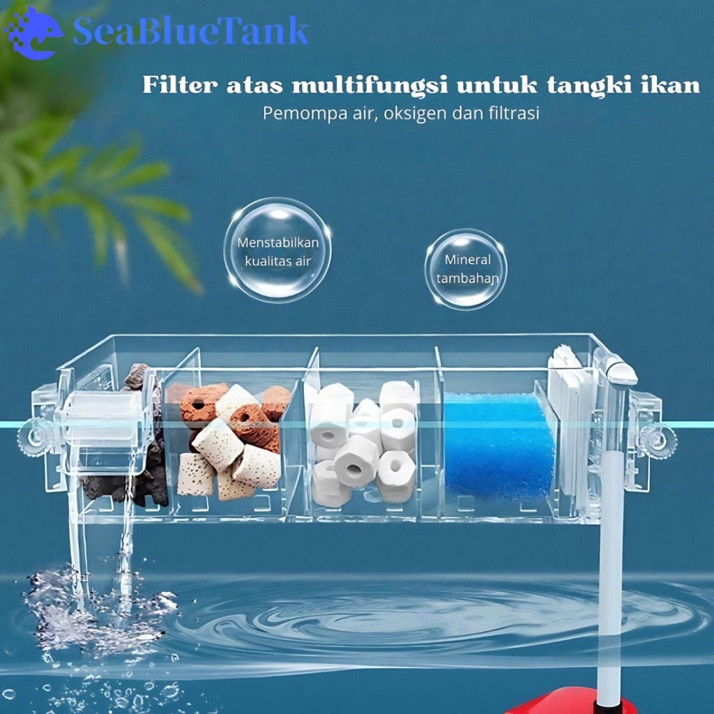 Jual SBT Hanging GD15 GD16 GD17 GD18 GD19 Hang on Filter Aquarium Filter Gantung Akrilik Shopee Indonesia