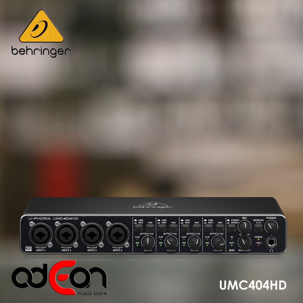 Jual Behringer UMC404HD Soundcard With MIDAS Preamp Original Shopee