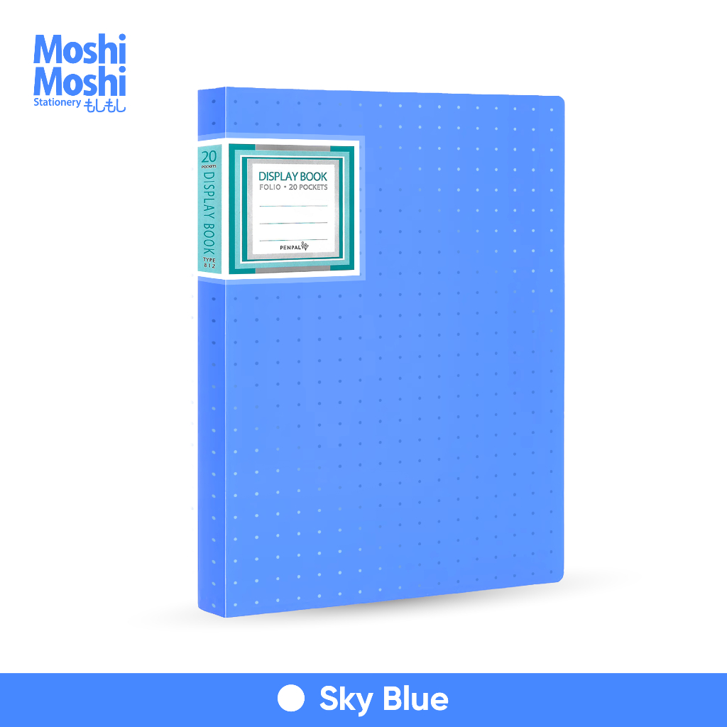 Jual Display Book Clear Holder Folio 20 Pockets File Map Motif Plastik ...