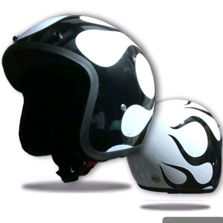 Jual Helm Retro Api klasik | Shopee Indonesia