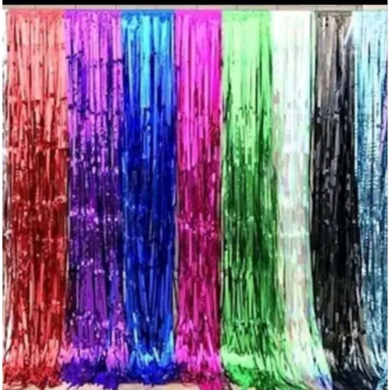 Jual Tirai Foil / Tirai Rumbai / Tirai Dekorasi Ulang Tahun | Shopee ...