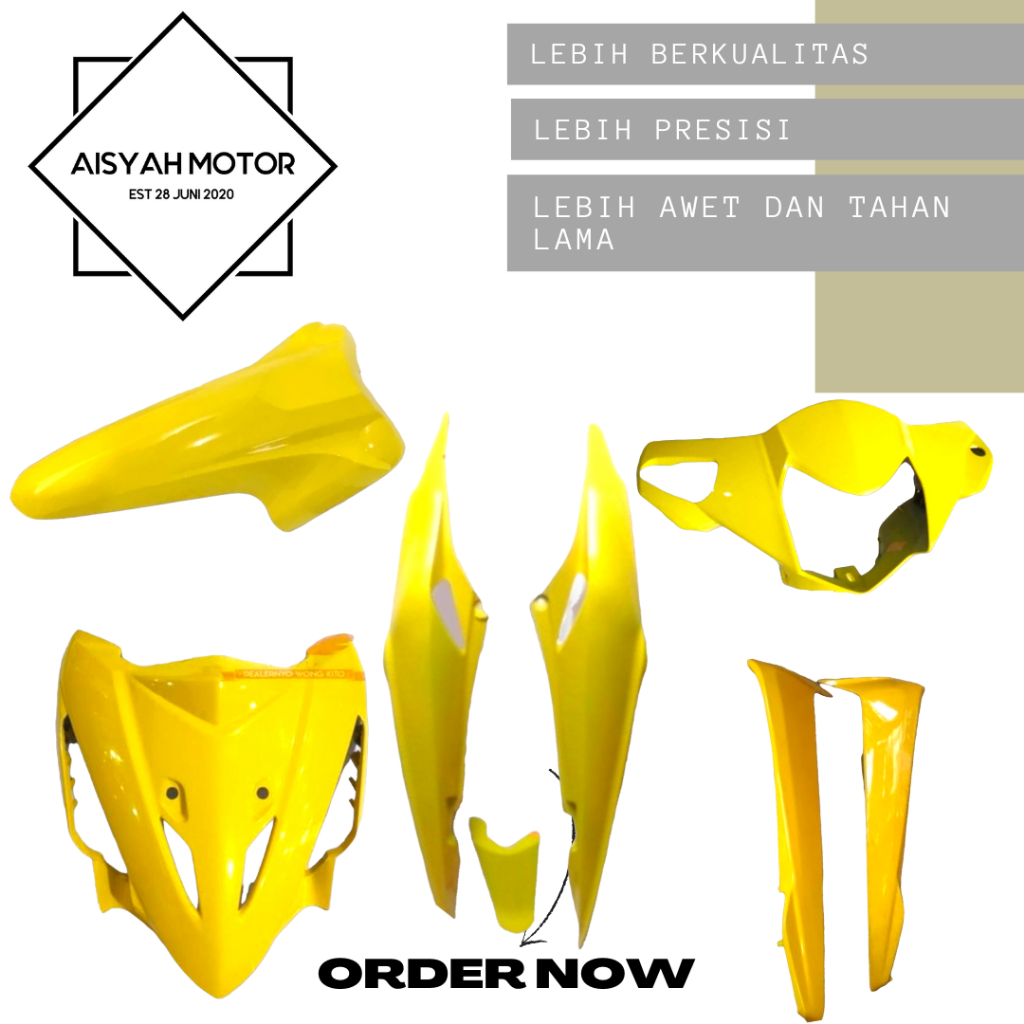 Jual Bodi Halus Honda Revo Lama Warna Kuning Tahun 2008 | Shopee Indonesia