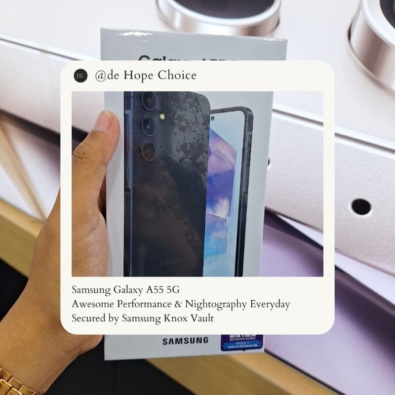 Jual SAMSUNG GALAXY A55 5G || 8GB 128GB || 8GB 256GB || 12GB 256GB