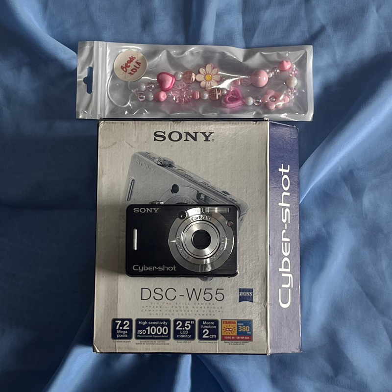 Jual SONY CYBERSHOT DSC W55 (FULLSET NEW) | Shopee Indonesia