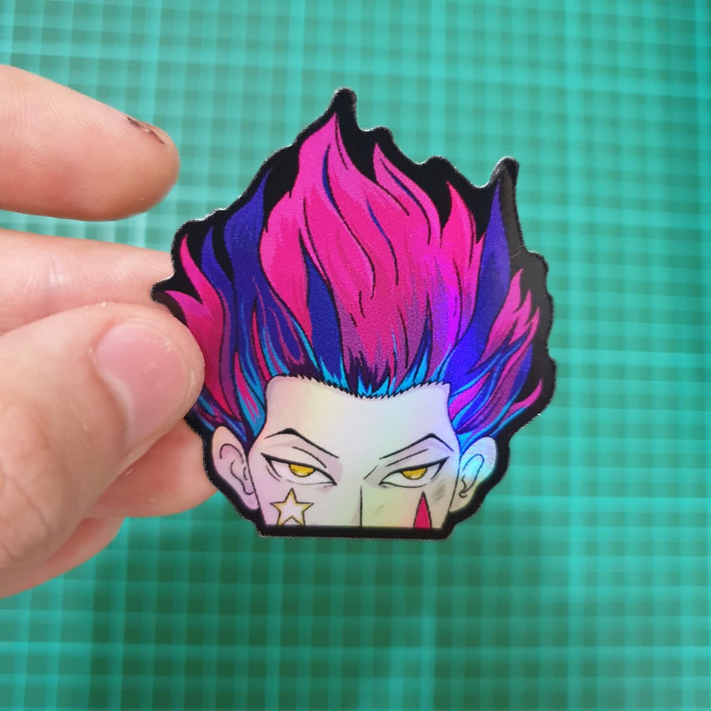 Jual Tergila Sticker Hologram Anime PHS13 Hunter x Hunter Hisoka ...