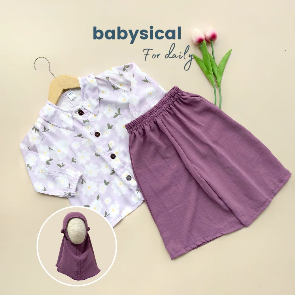 Jual BABYSICAL 1-6 Tahun ARRAYA SETCEL - Setelan Celana Tunik Baju Anak ...