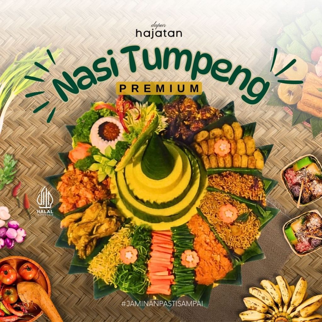 Jual Tumpeng / Nasi Tumpeng Premium Paket Spesial Dapur Hajatan Isi ...