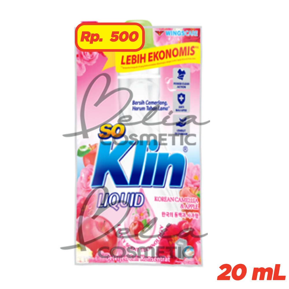 Jual BELIA SO KLIN Liquid Detergent Cair Konsentrat | Kemasan Sachet ...