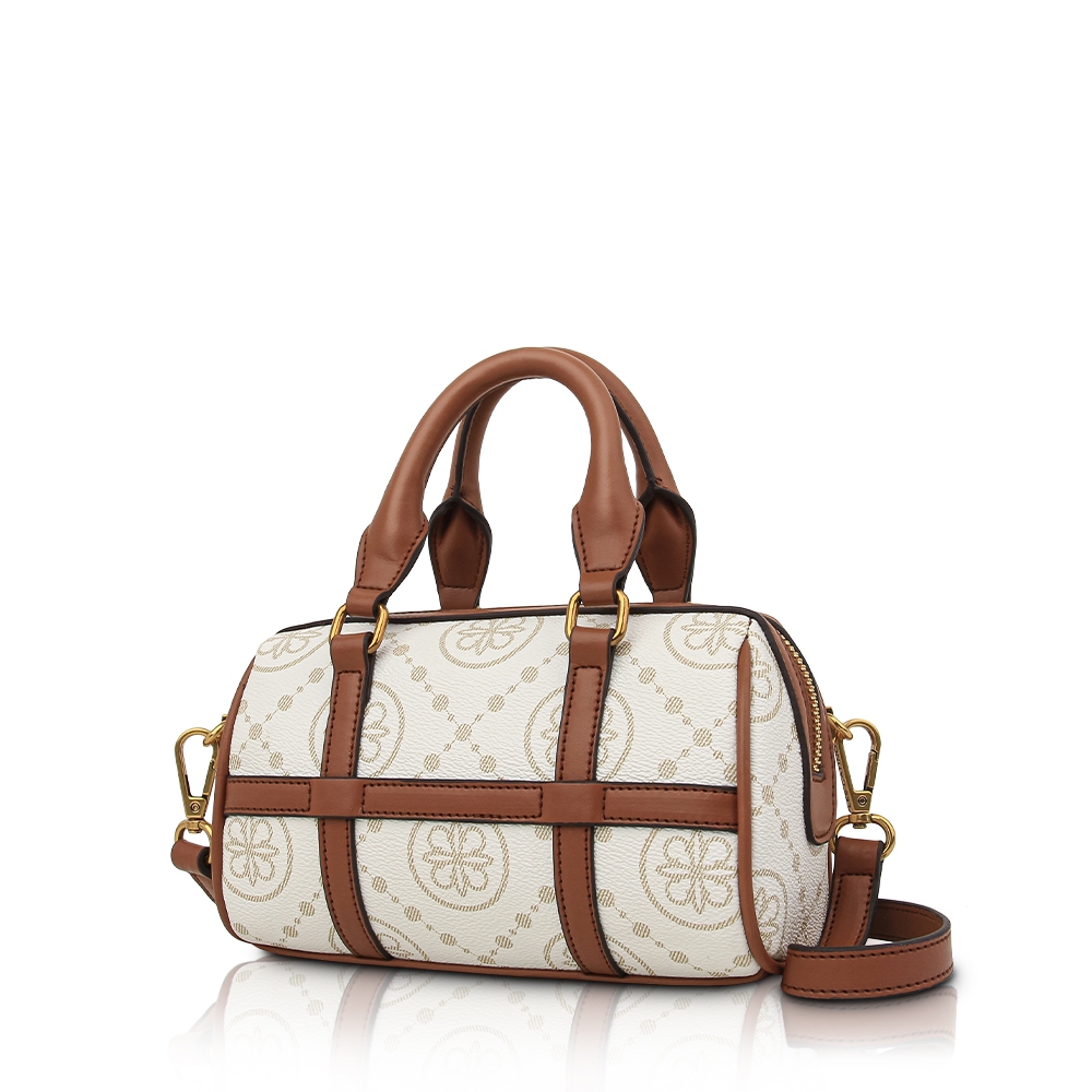 Jual Tas Wanita Les Catino Ivy Round Mini Boston Monogram | Shopee ...