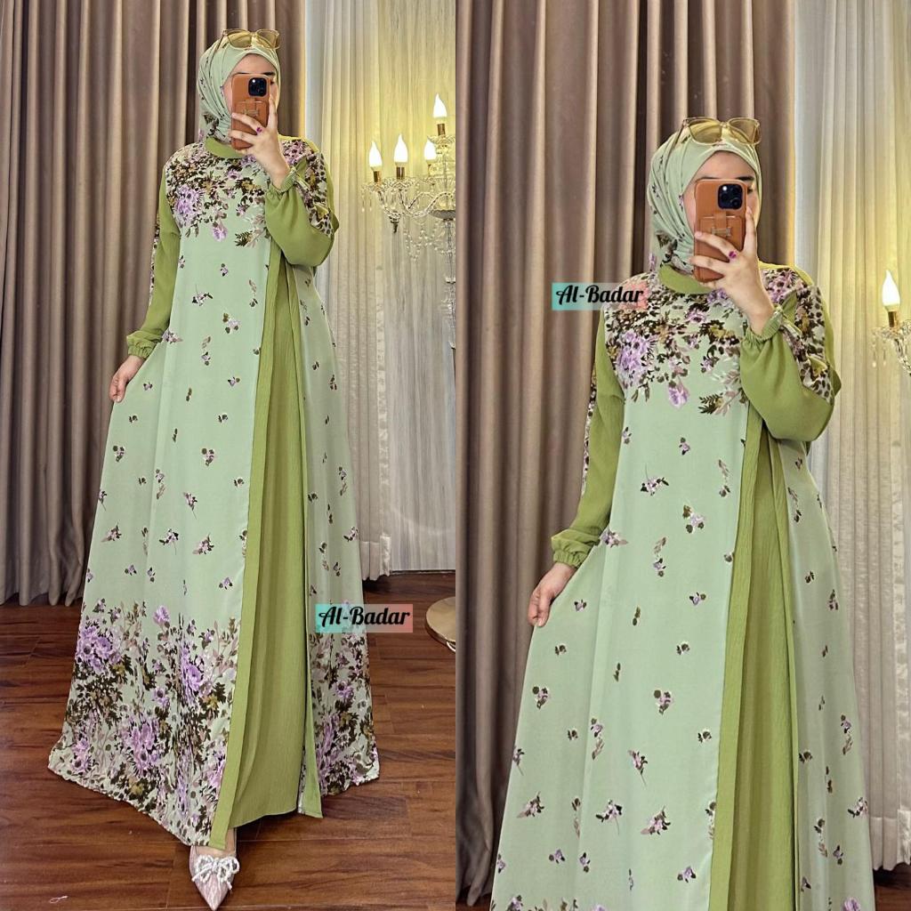 Jual GAMIS CERUTY BABY DOLL FREMIUM ETNIC MODEL BUNGA ETNIC MOTIF TER