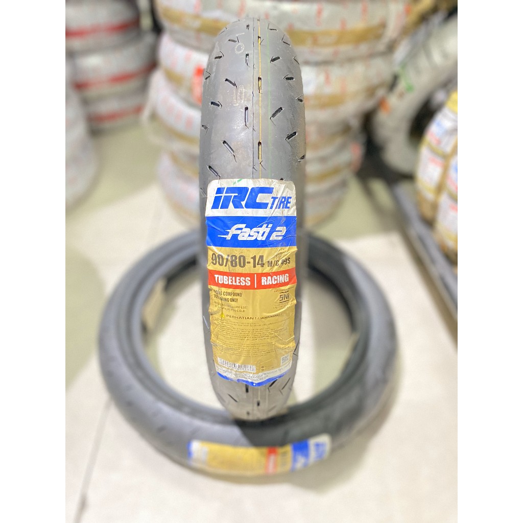 Jual BAN MATIC TUBLESS SOFT COMPOUND MERK IRC TYPE FASTI 2 UKURAN 90/80 ...