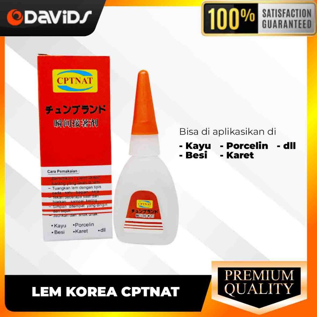 Jual Lem G Korea Cair Setan Super Glue Kuat Serbaguna Adhesive CPT ...
