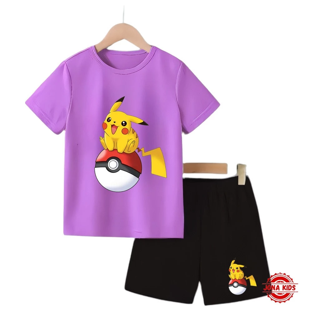 Stelan Anak Pikachu Tampak Depan