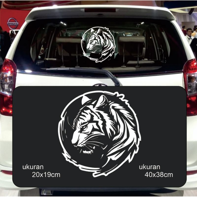 Jual Stiker Macan Tiger Mobil Visor Motor | Shopee Indonesia
