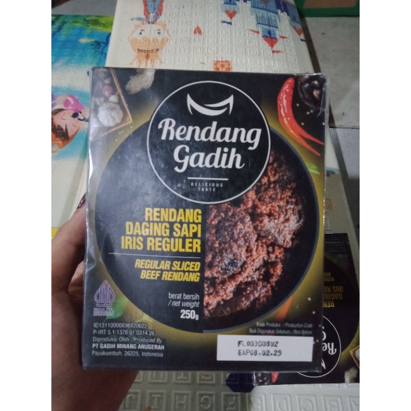 Jual Rendang gadih rendang daging sapi 250g | Shopee Indonesia